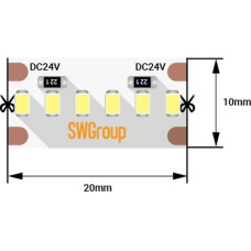 Светодиодная лента  SWG2A300-24-19.2-W
