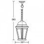 Уличный светильник подвесной  91405L Bl
