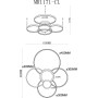 Потолочная люстра Nora MR1171-CL