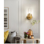 Бра Wall lamp 8816W gold/clear